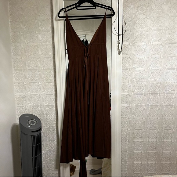 Brown Cocktail Dress - Picture 2 of 6